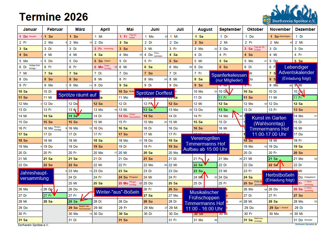 Termine 2025