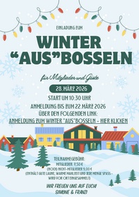 Bunte Einladung zum Herbstboßeln 2025